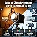 Amaran Halo 300x Bi-Color COB LED Video Light, 305W Continuous Output Lighting 2700K-6500K, 16200 Lux@1m App/DMX Control, Bowens Mount Studio Monolight for Photography, Livestreaming, Video Production