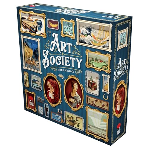 Mighty Boards: Art Society - Juego de Mesa de colección, Oferta en subastas, Recoge y Muestra tu Arte, Edades de 10 años, 2 a 4 Jugadores, 30 a 60 Minutos