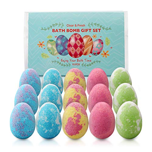 Organic Bath Bombs Gift Set with Dinosaur Toys, Innovative Dinosaur Egg Bath Bombs for Boys and Girls, Organic Kids Bath Bomb with Surprise Inside