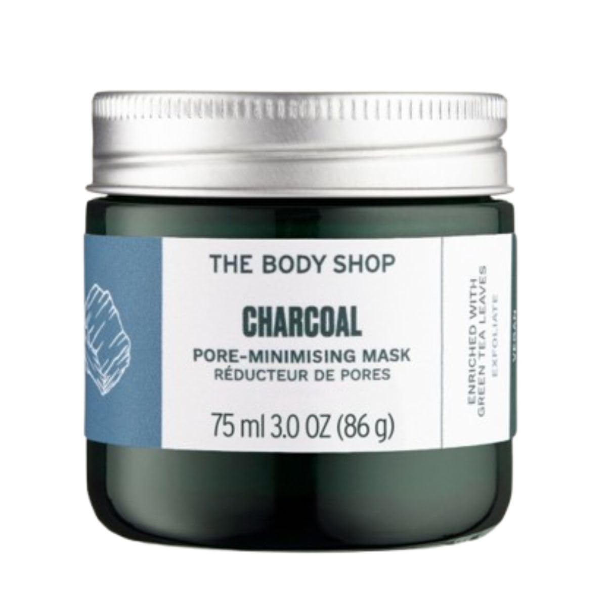The Body Shop Charcoal Face Mask, Pore-Minimising, 75 ml
