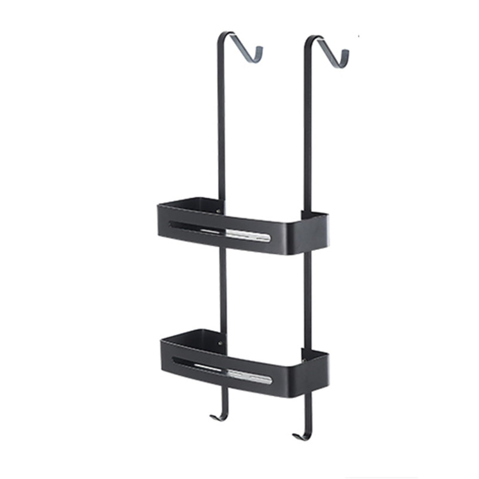 Towel Rail Wall Mounted Shower Room Shelf Toilet Hanging Basket No Punch for Bathroom