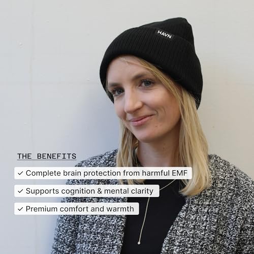 Image of Lambs HAVN EMF-Proof Beanie - WaveStopper Silver - EMF Protection Blocks 99% of Radiation - Faraday Hat
