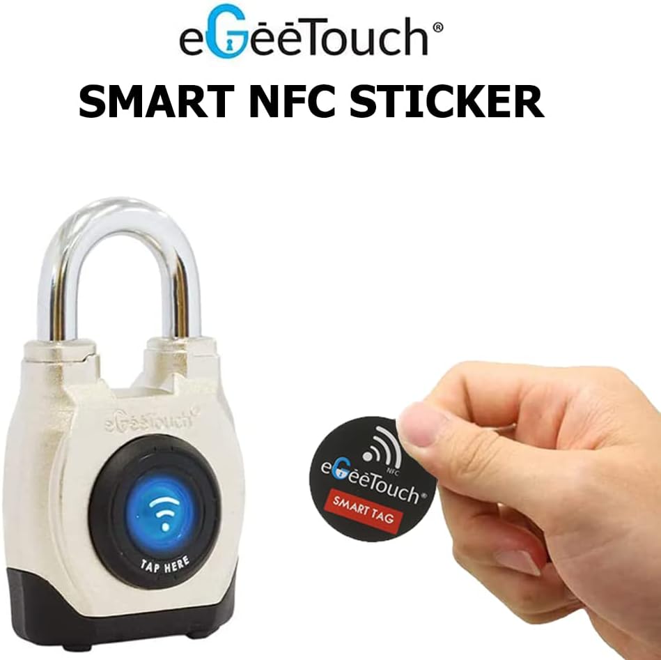 eGeeTouch NFC for All eGeeTouch Smart Locks (3 Sticker Fobs)