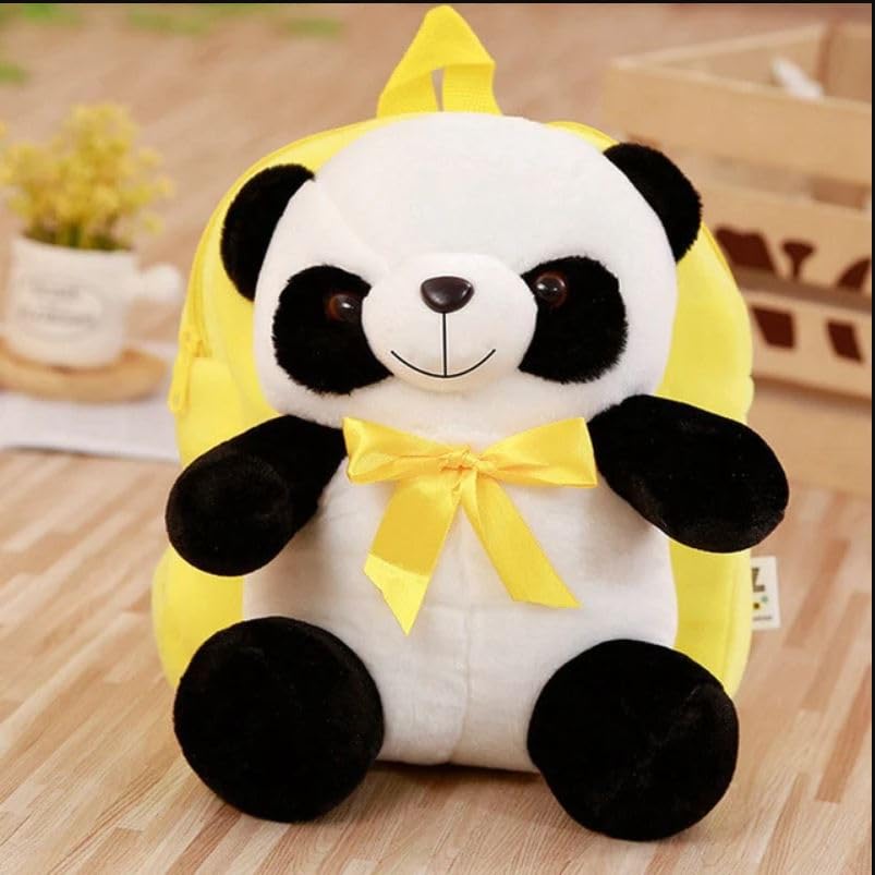 Image of Frantic Soft Kids School Bag Picnic Backpack 2 to 5 year (FullBodyYellowPanda)