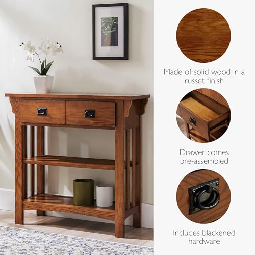 Image of Leick Home Mission Bookcase, 30 inch, Russet