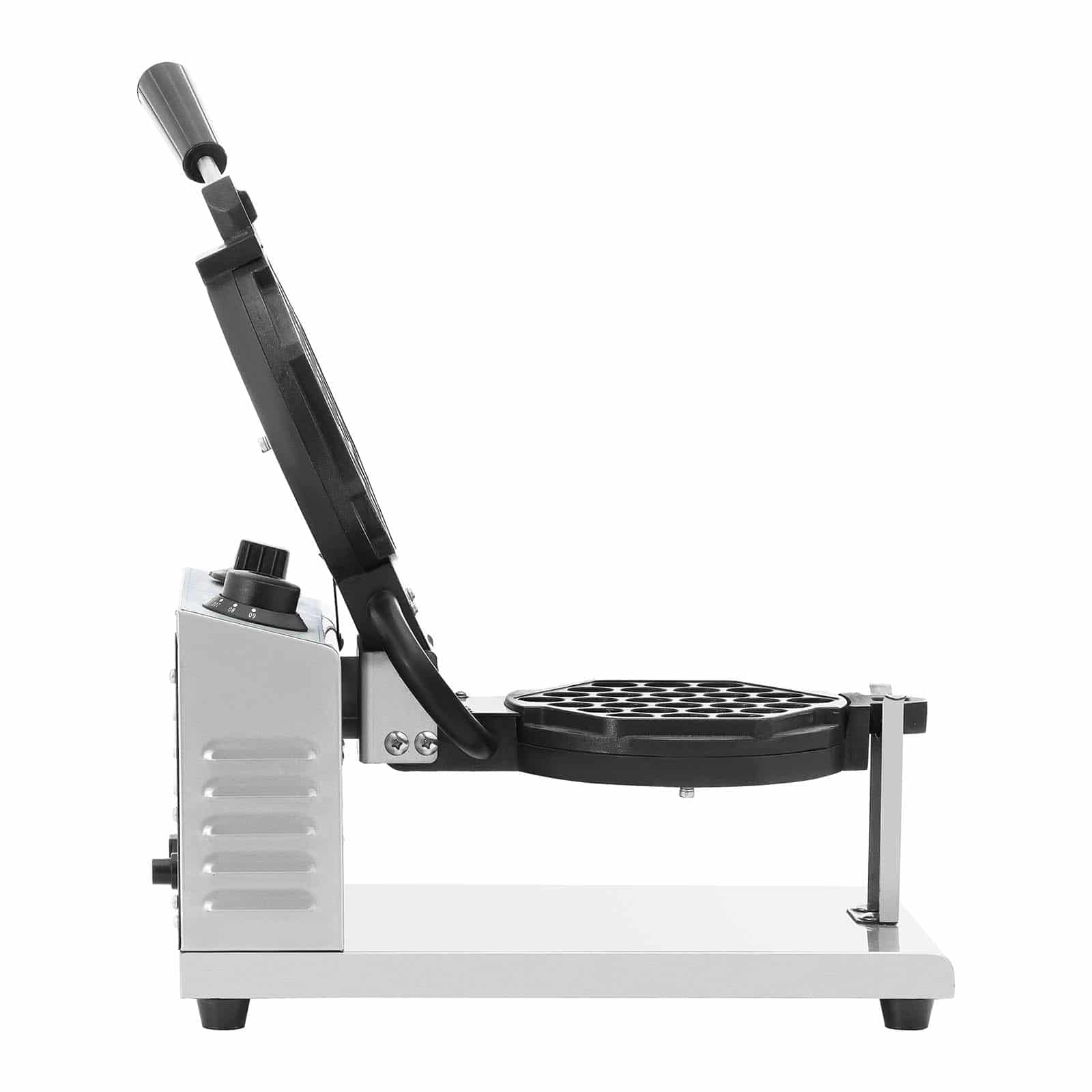 Royal Catering - Gaffle profesional redondo 1200 W - Gofrera profesional rotativa
