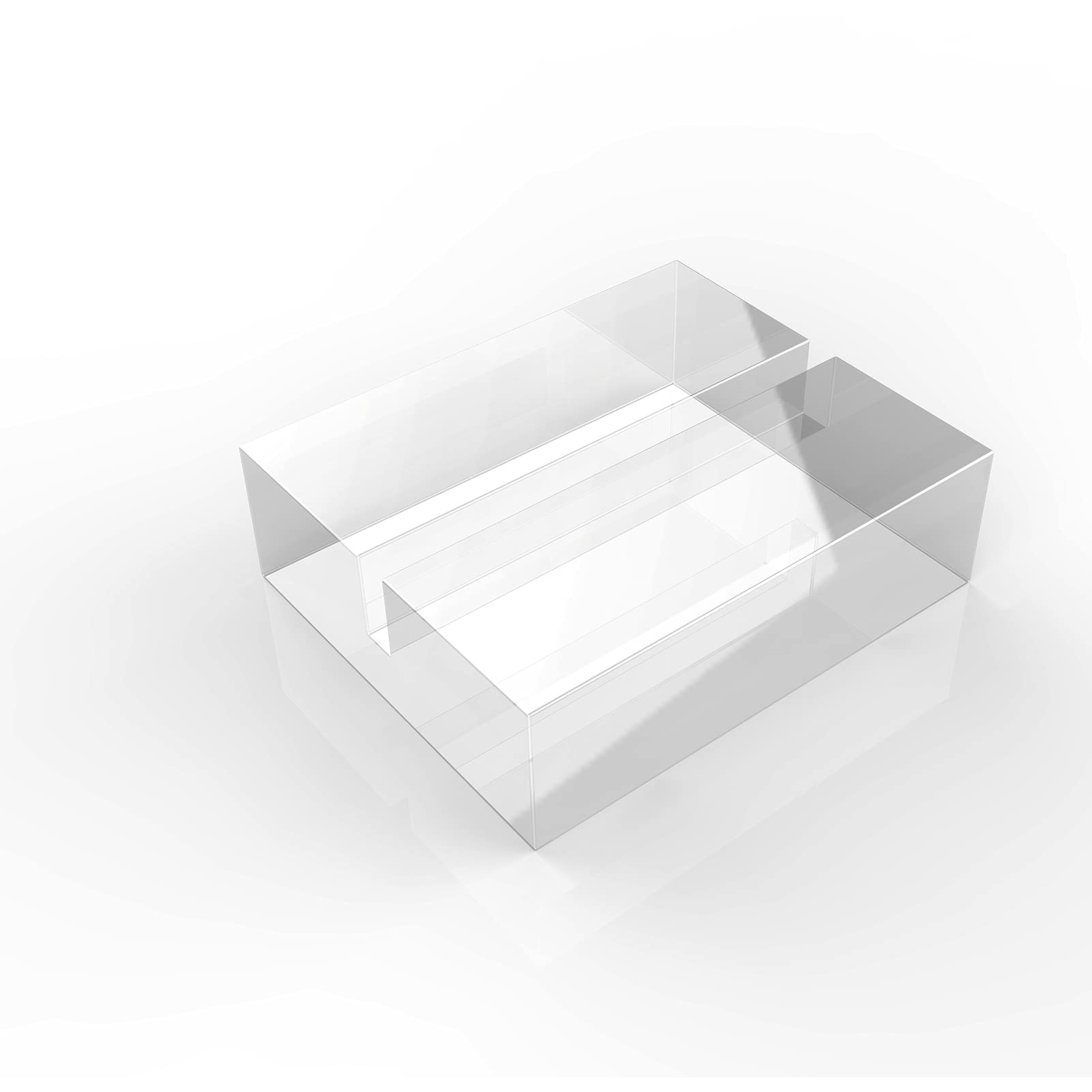 Buy Boloyo Acrylic Slotted Card Sign Display Stands 30PC, Mini Name