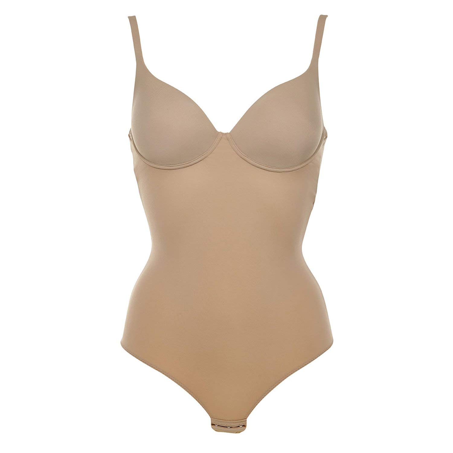 LORMAR Body Donna Imbottito Mousse, Coppe Stretch, Spalline Larghe, Effetto Naturale - Colori Vari