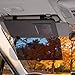 JOYTUTUS Sun Visor Extender for Cars, Sun Visor Extension Blocks UV, Visors Extender Attachment for Car Visor, Anti-Glare,Built-in Mirror