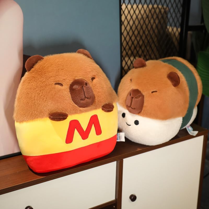 Capybara Pillow, 13.8" Kawaii Sushi Capybara Cushion Cute Capybara Decoration Funny Capybara Gift for Birthday(Sushi,35cm)