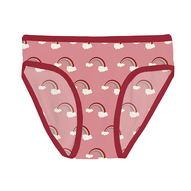 KICKEE ガールズショーツ Girl's Underwear (Lotus Strawberry Rainbows) 8Y-10Y
