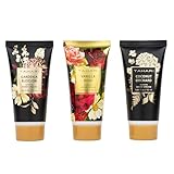 VOTUM Tahari Hand Lotion Gift Set for Women - Hand Cream Travel-Size, Set of 3 (Vanilla, Gardenia, Coconut) - Soothing, Lightly Fragranced Skincare - Birthday & Holiday Hand Cream Gift Set