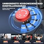 Heimtrainer Fahrrad, Indoor Cycling Bike mit LCD-Monitor, Heimtrainer mit Pad-Halterung, Stationäres Fitnessbike für Zuhause Kardio Training, Bis 140KG – Bild 4