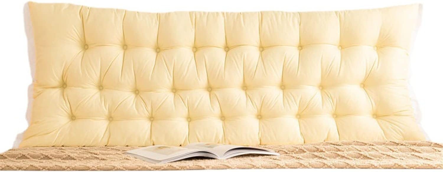 Headboard Pillow Upholstered Wall Mounted Headboard Dorm Bed Large Bolster Headboard Positioning Support Reading Pillow Cushion,Green
