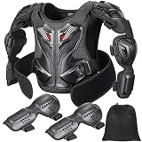 yeesport MTB Brustpanzer Kinder Protektoren Rückenprotektor Set