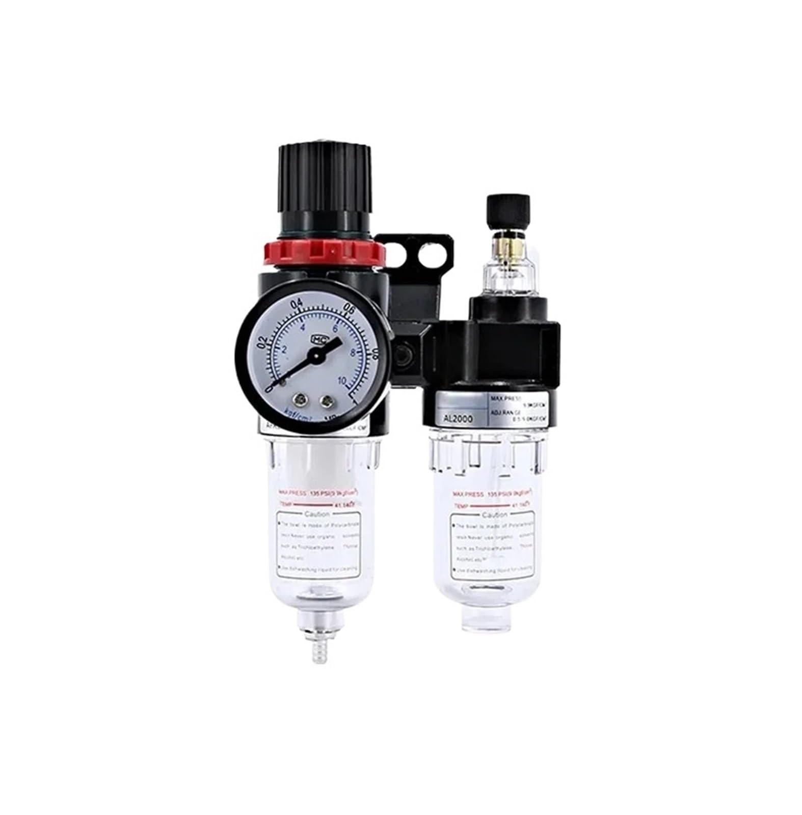 PHNOITPQ AFC2000 AFR2000+AL2000 G1/4 air compressor oil-water separator air filter pressure reducing valve regulator(AFC2000)