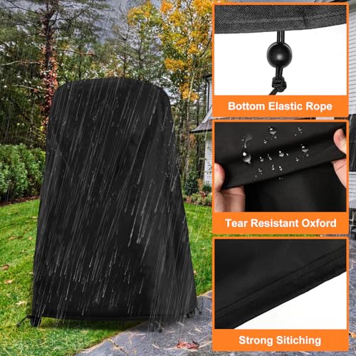 Pizza Oven Cover for Gozney Arc, Arc XL, Dome, Dome S1 Pizza Oven with Stand, Full Length Waterproof Dustproof Pizza Oven Cover, Outdoor Oven Accessory by Blackhoso - Image 3