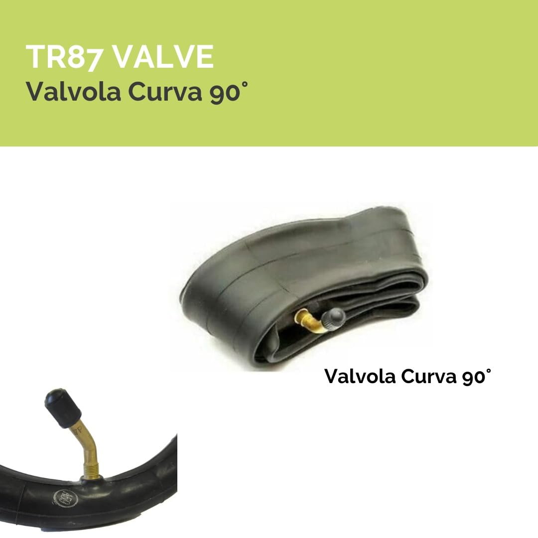 2 Pneumatici Duro 2.50-8 + Camere d'Aria Pneumatici HFT216 TT COPERTONI 4PR GOMME Ruota Scooter Moto Industriale Anteriore Posteriore