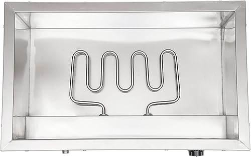 Miniatura 6 de Calentador eléctrico de alimentos comercial de 3 bandejas, 110 V, 850 W, acero inoxidable, Bain-Marie, para encimera, bufé, vaporera, mesa de vapor,
