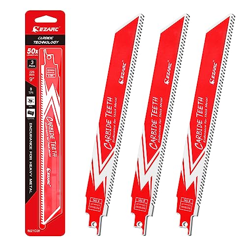 EZARC Carbide Saw Blade R978HM 225mm, 3-Pack