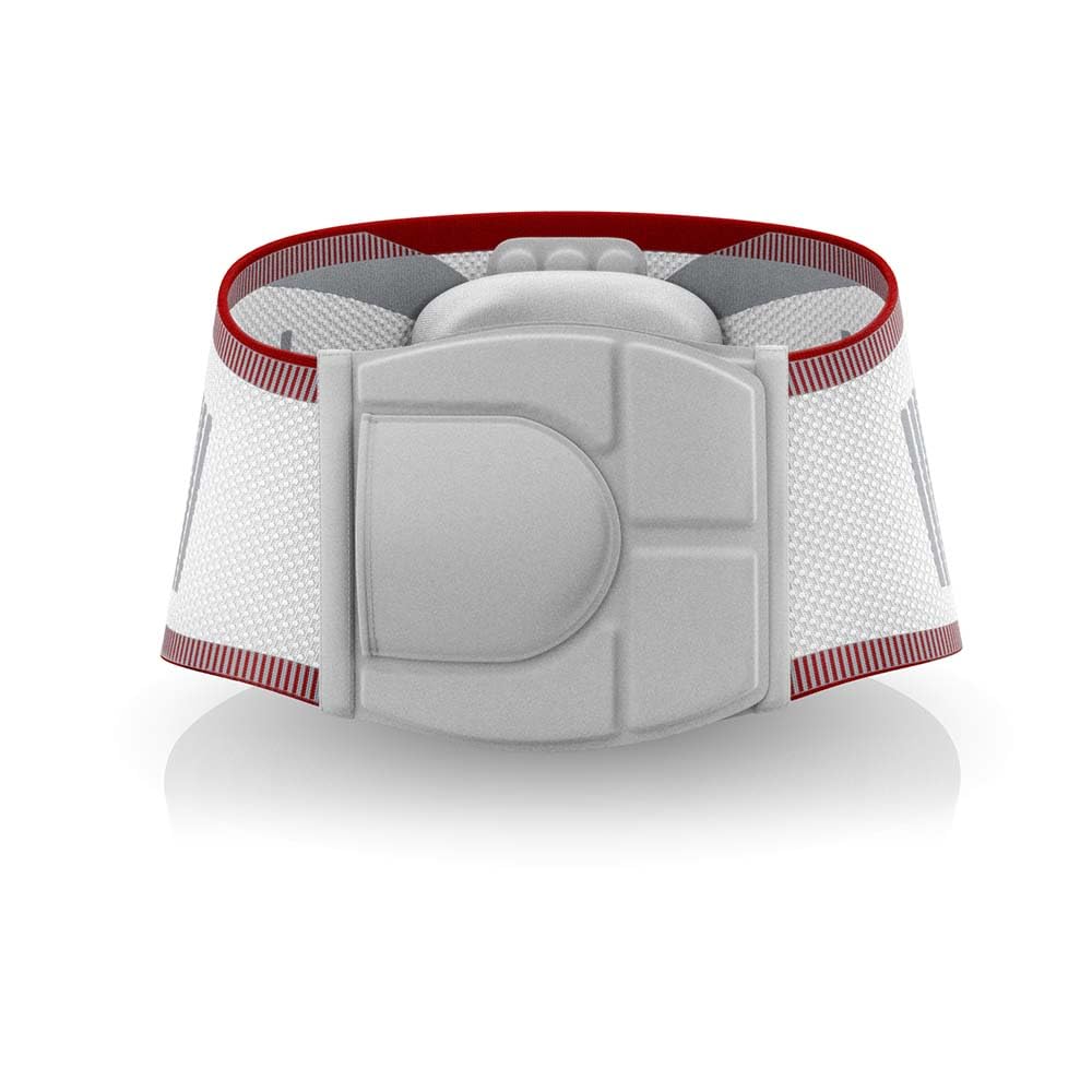 Actimove Professional LumbaMotion Back Support with Pressure Pad for Women | Lumbar Sacral Support Belt for Lumbar Lower Back Support Belt for Sciatica, Herniated Disc, Scoliosis Back Pain Relief | White, Small