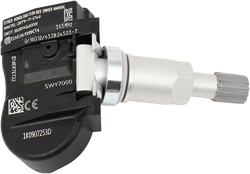 Miniatura 6 de FINDAUTO Equipo original TPMS Sensor 315MHz Sistema de Monitoreo de Presión de Neumáticos Sensor Compatible Para Audi Para Volkswagen 1K0907253D