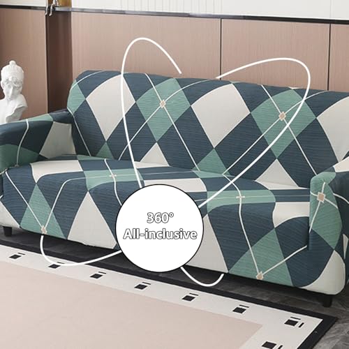 Funda de sofá elástica jacquard antideslizante para sofá seccional de 1 plaza 6