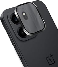 FabeKee Camera Lens Protectors for OnePlus Nord CE 6 5G Tough HD Individual Aluminum Alloy Lens Ring Cover, Scratch Resistant, Full Lens Cover| (Black)