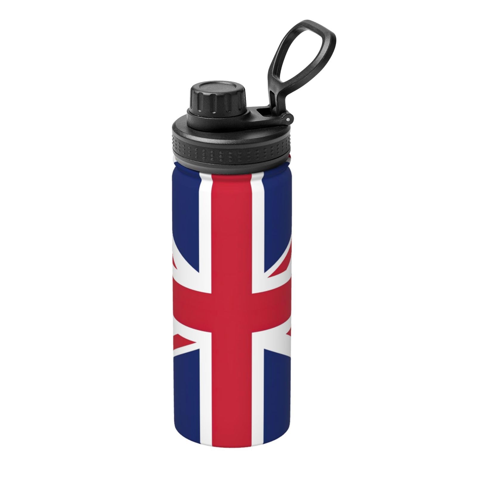 Kfjghhl Insulated Stainless Uk Flag Steel Water Bottle For Sport Gym Travel Leak Camping Hiking Hydration