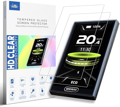 INNOSURE [2-PACK] Tempered Glass Screen Protector for Bafang DP-C18 ...