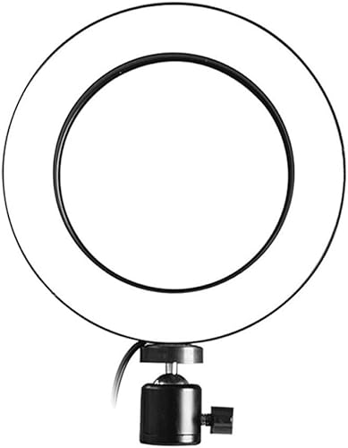 Feian anillo de luz, luz regulable LED con controlador de vídeo fotografía anillo forma de luz de relleno estudio de bajo calor cable USB para