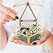Produktbild mylifemylove Glas Hochzeit Ringbox Braut und Bräutigam Ehering Halter Glas Rustikale Hochzeit Ringbox Ringträger Ringhalter
