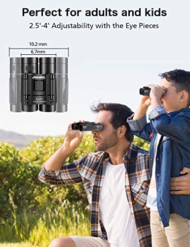 8X21 Compact Binoculars For Adults Kids, Mini Small Binocular For Bird Watching Outdoor Travel Hiking, Folding Pocket Lightweight Opera Glasses For Theater Concert Shows Women Men #TOP6