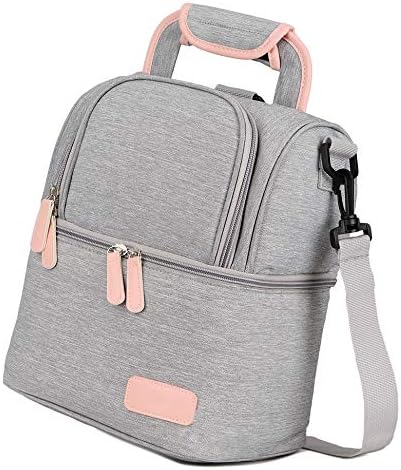 Mengshen Waterproof Breast Milk Baby Bottle Cooler Bag Rucksack - Portable Thermal Insulated Lunch Box/Large Capacity Handbag/Baby Milk Bag Freezer/for Work Mommy Women Men Kids