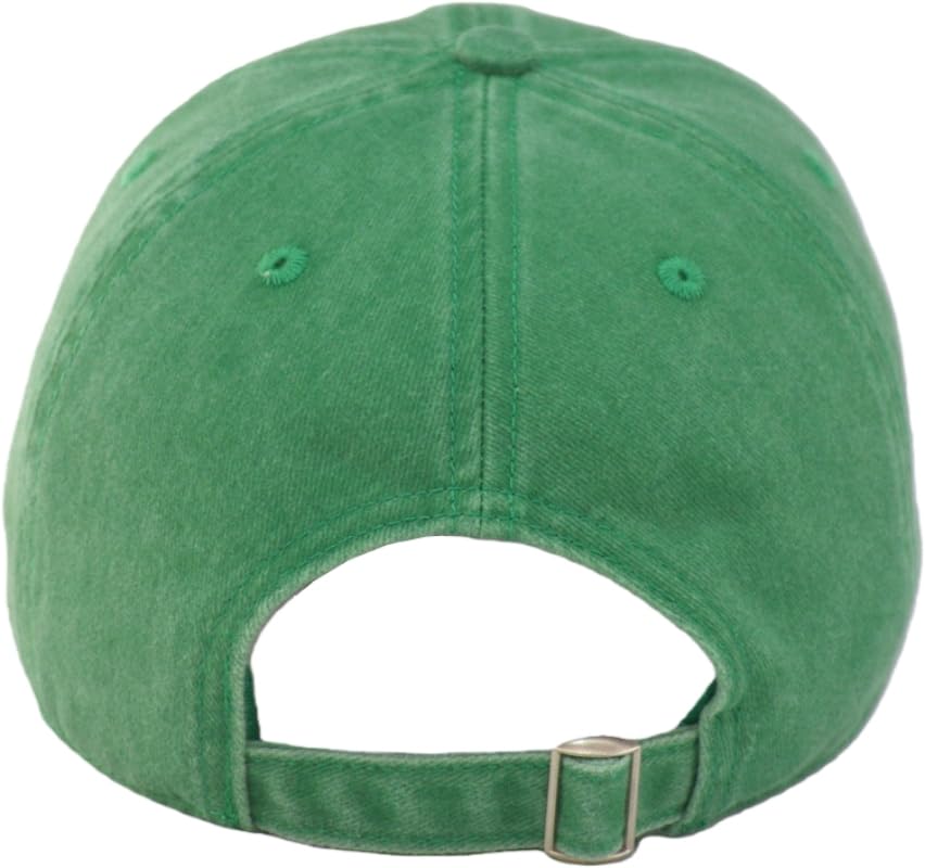 Image of TSSGBL Vintage Cotton Washed Baseball Cap S to XXL Unstructured Low Profile Adjustable Distressed Dad Hat for Men Women