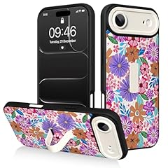 Colorful Flower-White hard shell