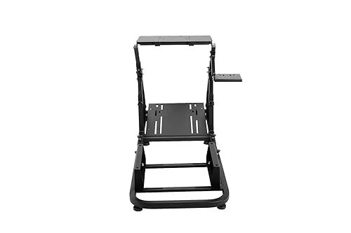 Vista 8 de Dardoo Simulator Cockpit For Alloy Steel Racing Wheel Stand Gaming Steering Frame Compatible for T500T30T300RSFANTEClogitechG29G92G923 WheelPedals