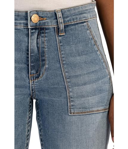 KUT from the Kloth Women's Stevie Straight Leg-porck Chop Pkts4