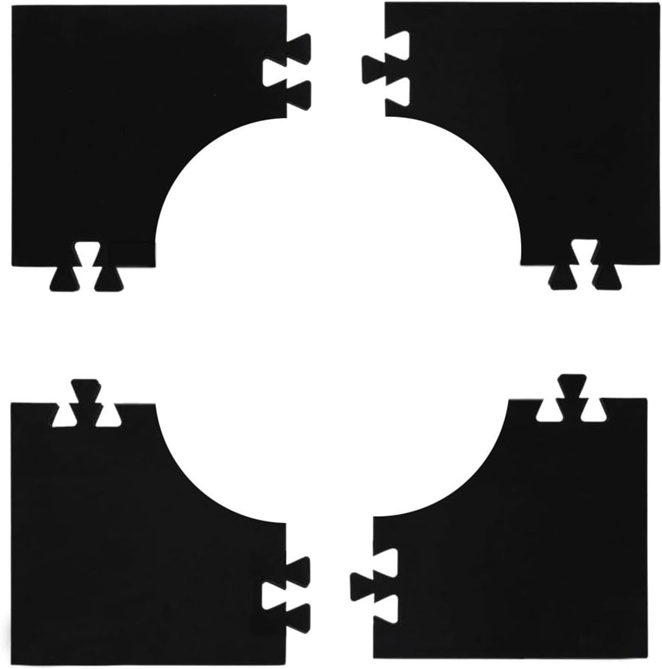 Dart Board Wall Protectors - 4PCS Spliced Square Dartboard Backboard Wall Surround, Dart Backboard | Stable Border, Wall Protection, High Quelity Dart Surround for 18in Dartboard, Black