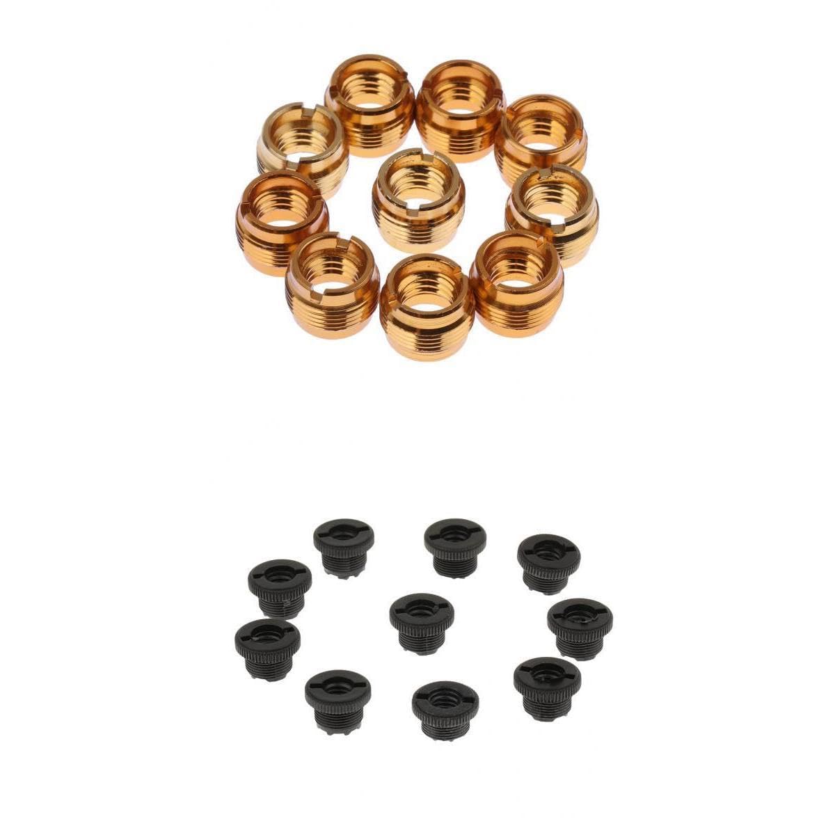 20 Pieces Microphone Clip Screw Thread Adaptor 3/8" to 5/8" Screws-picture-25