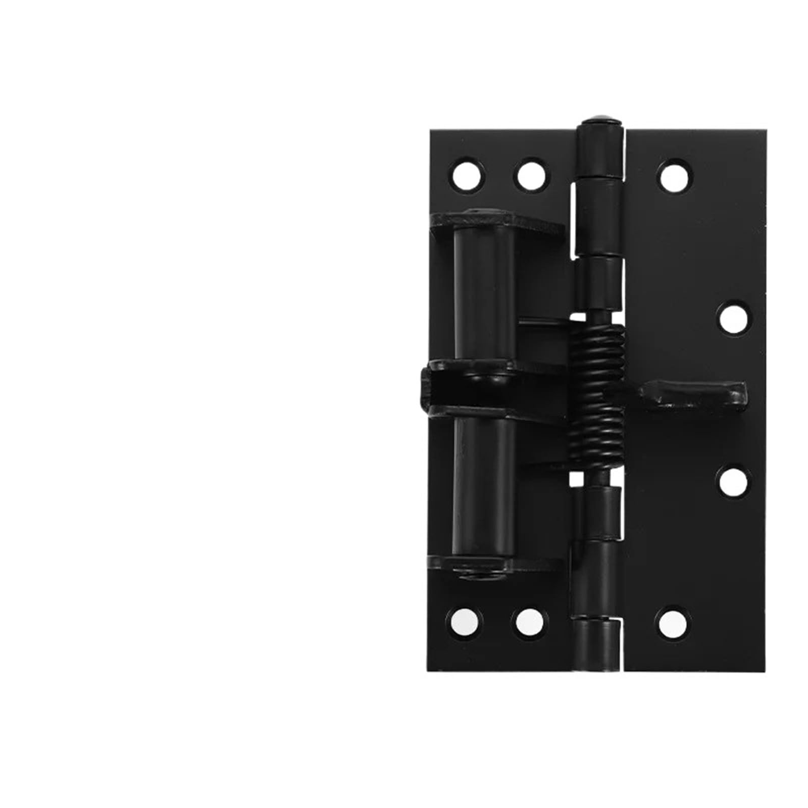 Kdhcvkz One Color 1Pcs Door Wooden Hinge Invisible Door Spring Hinge 4 Inches With 90 Degrees(Black (With Screws))