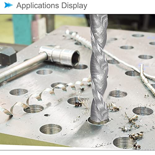 CoCud 2Stk Solid Hartmetall Bohrspitze 2mm Durchmesser Linke Hand YG6X (C3/K10) Wolframkarbid Gerade Schaft Drehung Bohrspitze - (Anwendung: für Edelstahl Legierung)