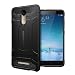 Kapaver Redmi Note 3 (Qualcomm 2016 Model) Premium Tough Rugged Solid Black Shock Proof Slim Armor Case for Xiaomi Redmi Note 3