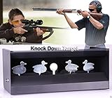  Binghotfire Kugelfangkasten Schießstand Pendelkasten Entenkasten Kugelfang 4+1 Ziele Luftgewehr Kugel Auffangkasten Verschiedene Ziele