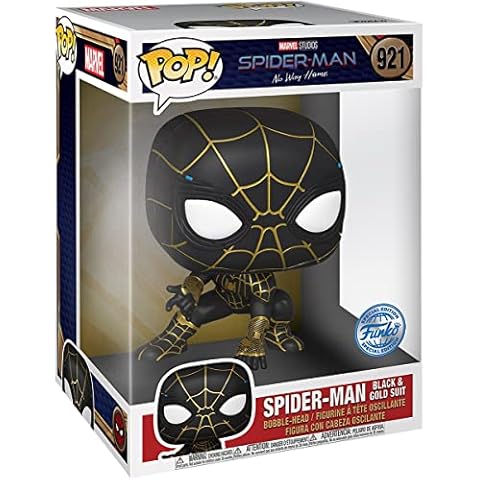 Spider-Man No Way Home - Black & Gold Suit Vinyl Figur 921 Unisex Funko Pop! Standard Cover