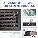 Howeall 4x10 Inches 6 Pack Heavy Duty Walkable Floor Register - Easy Adjust Air Supply Lever Decorative Floor Vent Covers, Boston Design Vent Covers for Home - Oil Rubbed Bronze