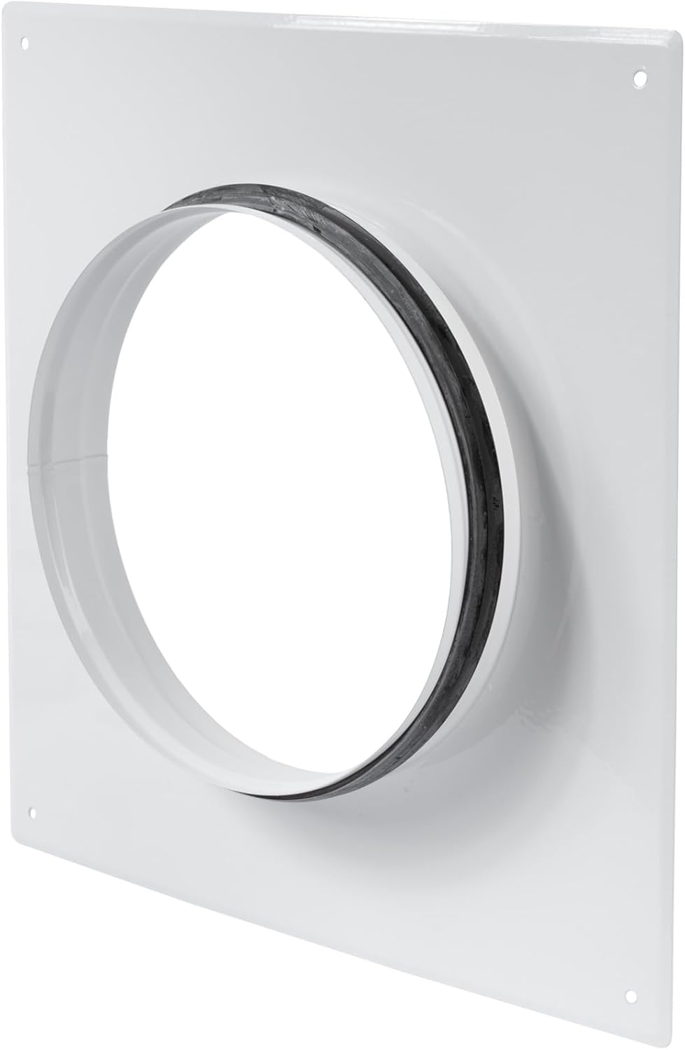 White Duct Connector Flange – 8 Inch Ducting – Galvanized Steel with Rubber Gasket – Straight or Flex Pipe Flange for Heating, Cooling, Air Ventilation Systems White Duct Connector Flange – 8 Inch Ducting – Galvanized Steel with Rubber Gasket – Straight or Flex Pipe Flange for Heating, Cooling, Air Ventilation Systems