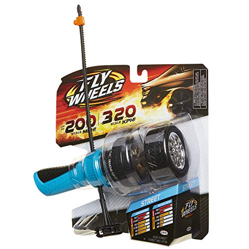 Fly Wheels Launcher + 2 Street Wheels - Rip it up to 200 Scale MPH, Fast Speed, Amazing Stunts & Jumps up to 30 feet! All Terrain Action: Dirt, Mud, Water, Snow- One of The Hottest Wheels Around!