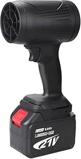 Cordless Air Blower with 70mm Oversized Outlet, 9.0Ah Lithium-Ion Battery, 29cm Length, Black