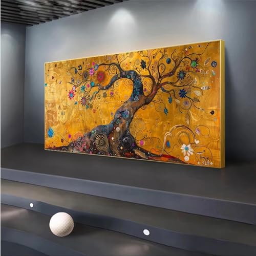 Peint diamant Arbre de la vie à réaliser soi-même pour illuminer le salon